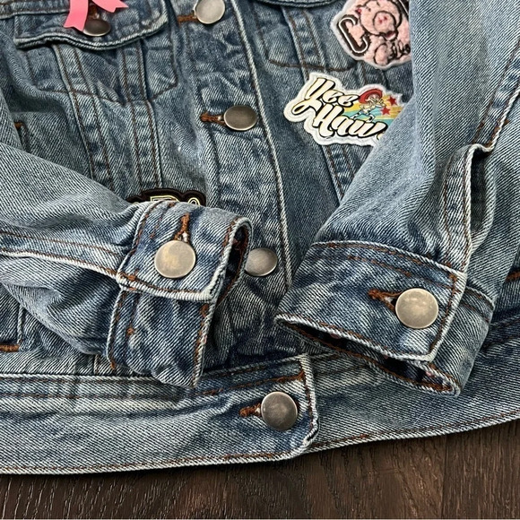 Disney Pixar Toy Story 4 Denim Jacket Girls Size 4 - Picture 2 of 12